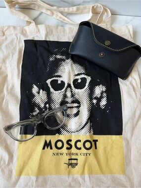 Moscot VILDA Glasses 48-22 Moscot Originals NYC with case and tote